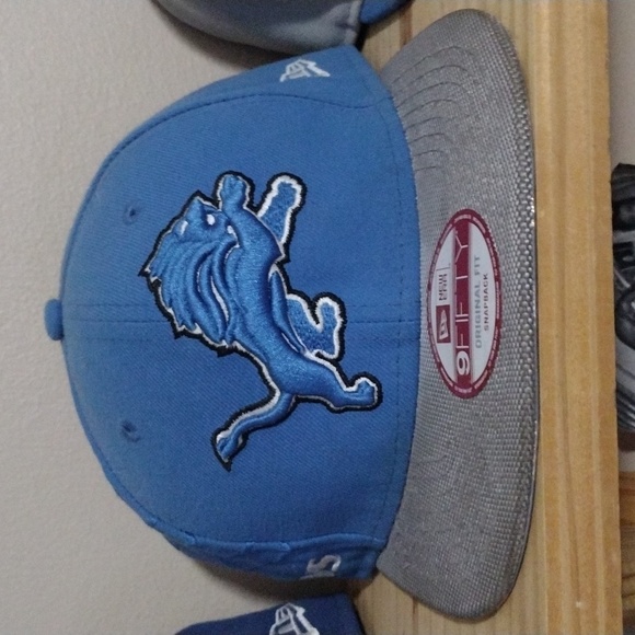 Detroit Lions New Era 9 Fifty Snapback OSFA Hawaii Blue - Picture 1 of 8